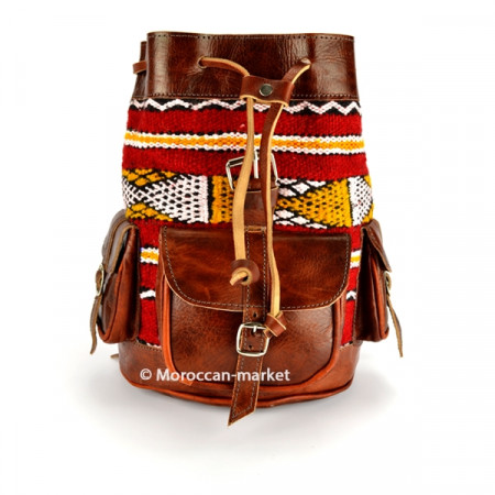 Handmade Moroccan Kilim Backpack