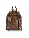 Moroccan Medina backpack in chocolate leather