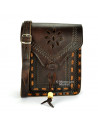 Anouar Messenger Bag chocolate leather