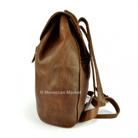 Aflah handmade leather Backpack