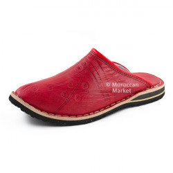  Moroccan babouche shoe, Leather slipper, Unisex Handmade  Babouches slippers Dyed With Natural Color, babouche men