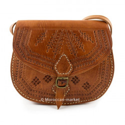 Handmade leather cross body
