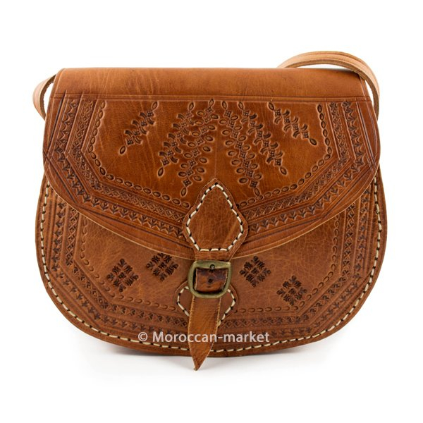 Handmade leather cross body