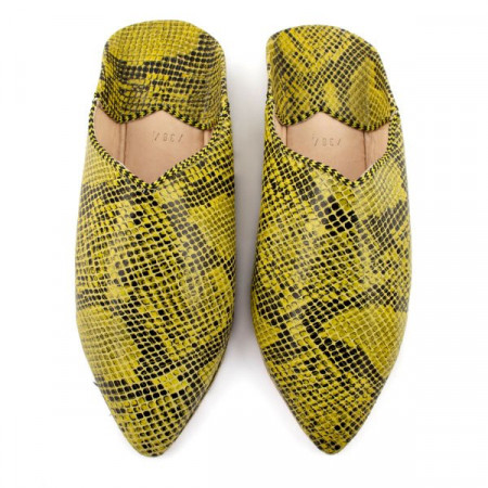 Snake leather Slippers