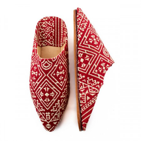 Kenza leather babouche Slippers