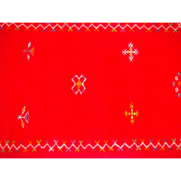 Mrirt bleu carpet woven from natural wool, the colors are vegetable
