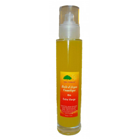 Organic argan oil for cosmetic use bottle 200 ml