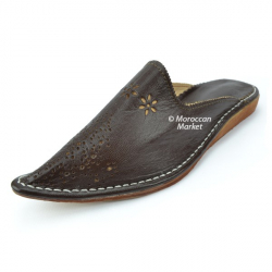 Bahia babouche leather slippers  2