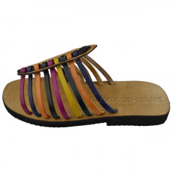 Moroccan handmade leather sandals Essaouira 2