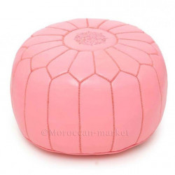 Moroccan Pouf in Pink