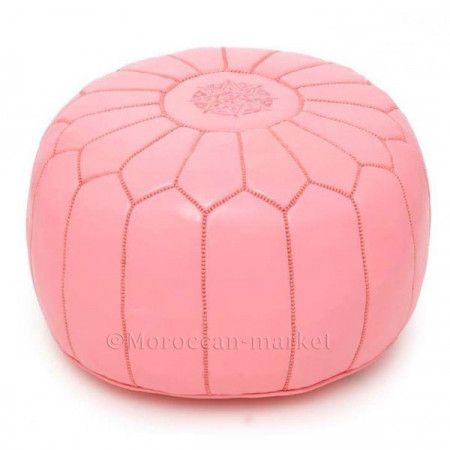 Moroccan Pouf in Pink