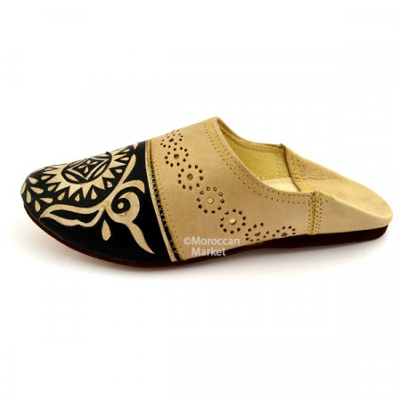 Bouchra leather Slippers handcrafted in morocco